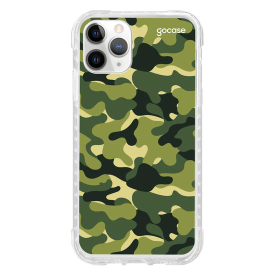Capinha para celular Camuflagem Militar Vertical