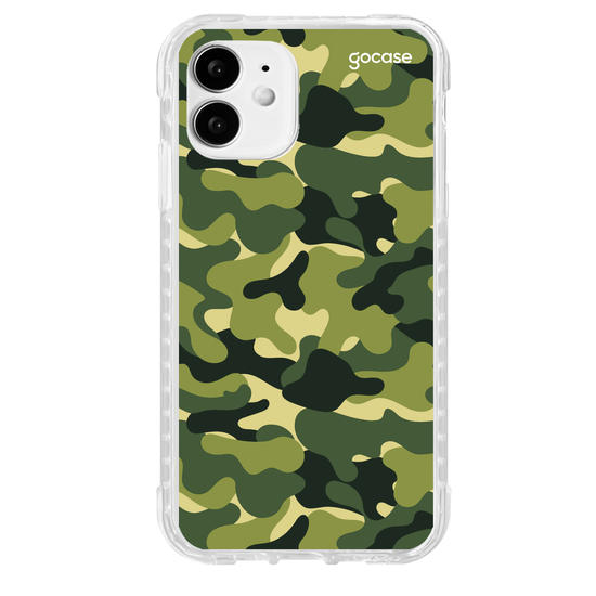 Capinha para celular Camuflagem Militar Vertical