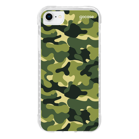 Capinha para celular Camuflagem Militar Vertical