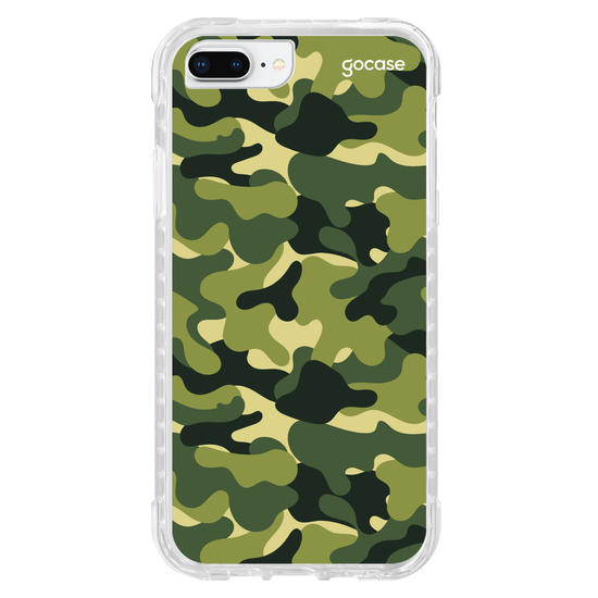 Capinha para celular Camuflagem Militar Vertical