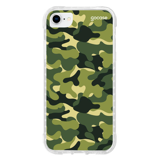 Capinha para celular Camuflagem Militar Vertical