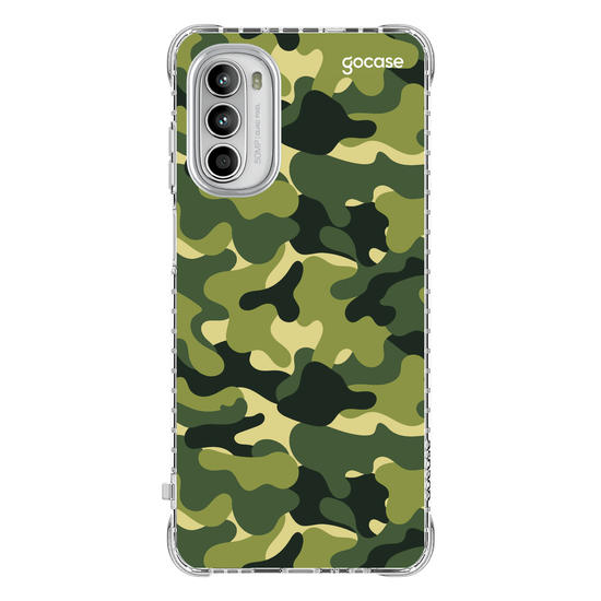 Capinha para celular Camuflagem Militar Vertical