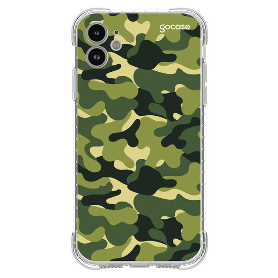 Capinha para celular Camuflagem Militar Vertical