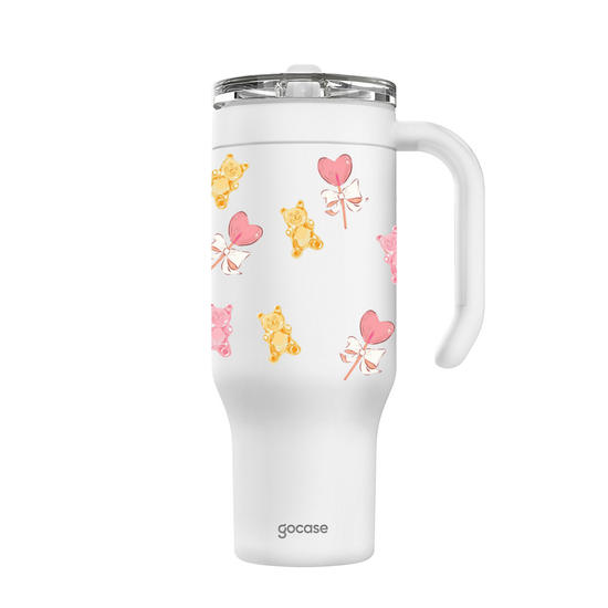 Copo Térmico Life + Ebook - Candy Picnic