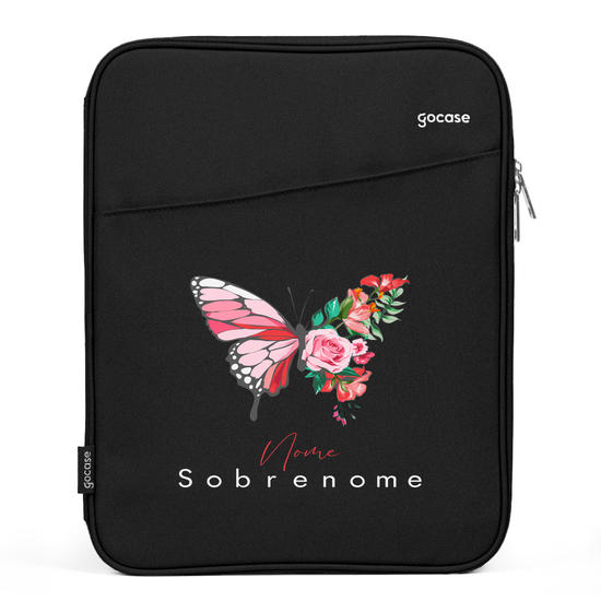 Capa Para Notebook Slim - Borboleta Florida