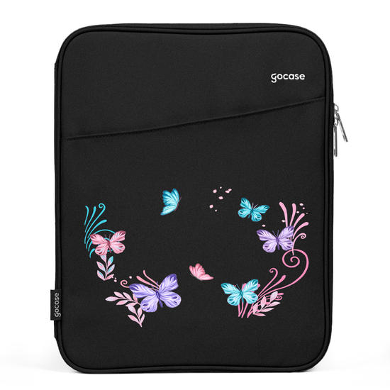 Capa Para Notebook Slim - Borboletas com Aquarela