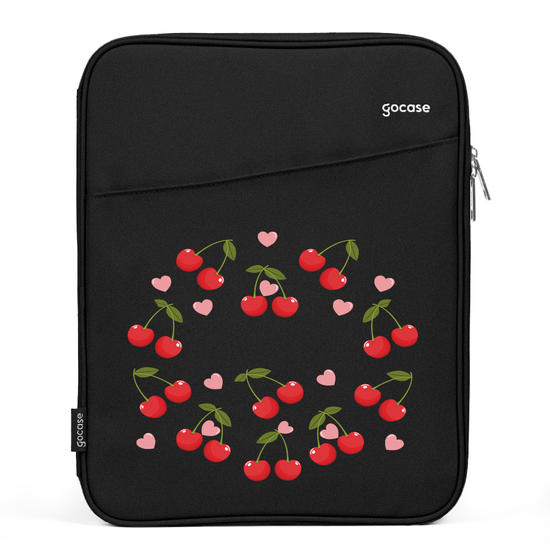 Capa Para Notebook Slim - Cherry Hearts