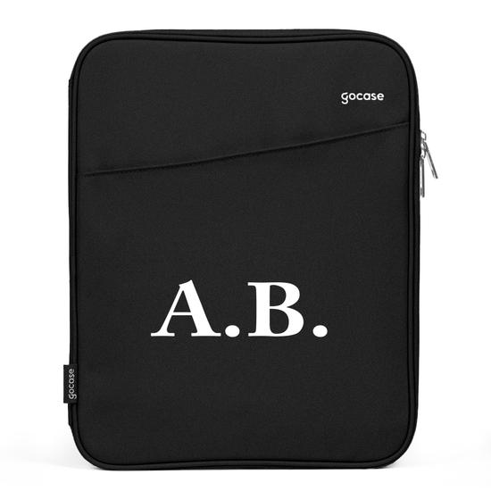 Capa Para Notebook Slim - Iniciais brancas