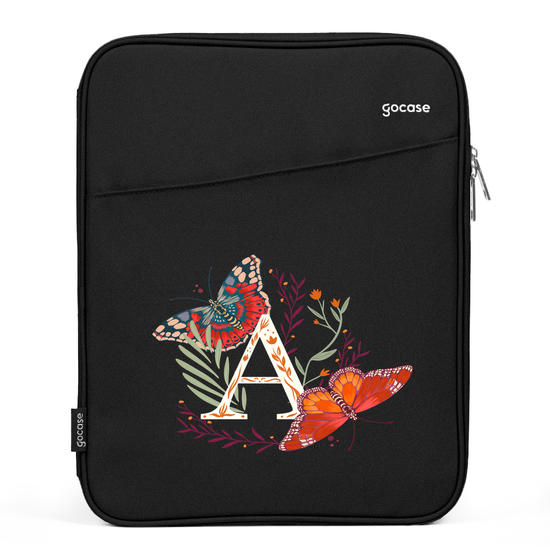 Capa Para Notebook Slim - inicial com borboletas