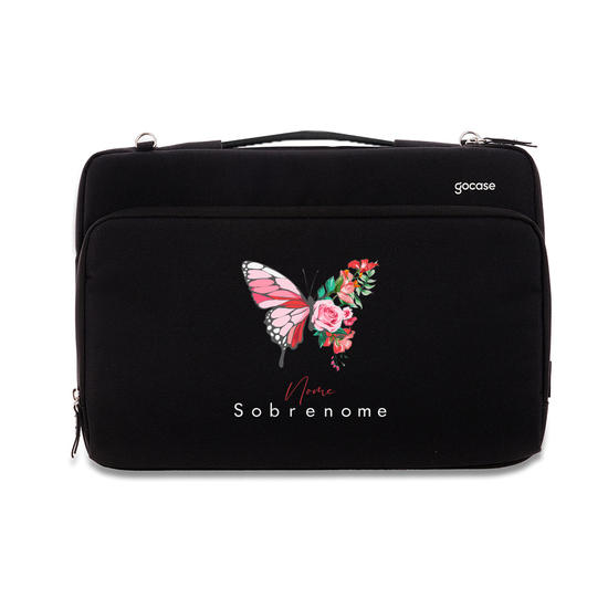 Capa para Notebook Smart - Borboleta Florida