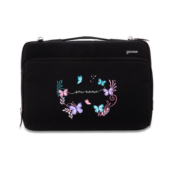 Capa para Notebook Smart - Borboletas com Aquarela