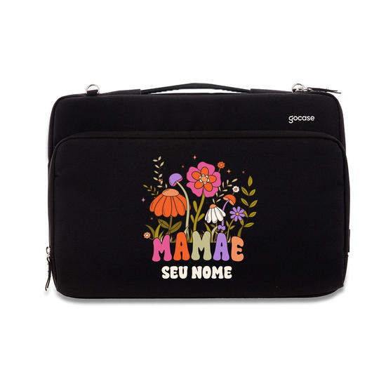 Capa para Notebook Smart - Mamãe - Jardim de Flores