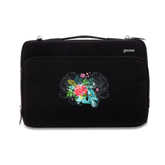 Capa para Notebook Smart - Moto vintage com flores