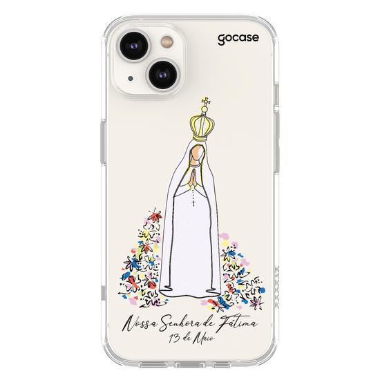 Capinha Para Celular -  Nossa Senhora de Fátima Floral
