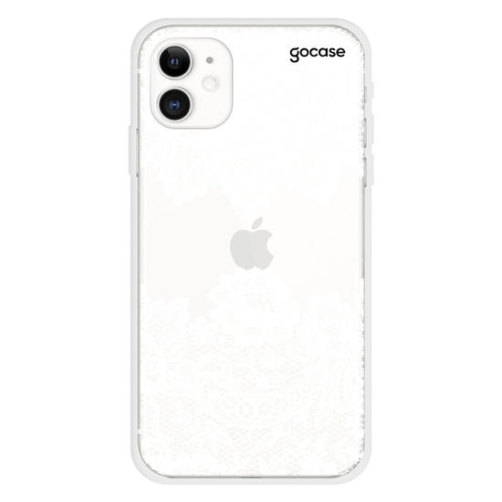 Case Lace Handwritten White Phone Case