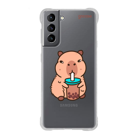 Capinha para celular  Capivara Bubble Tea