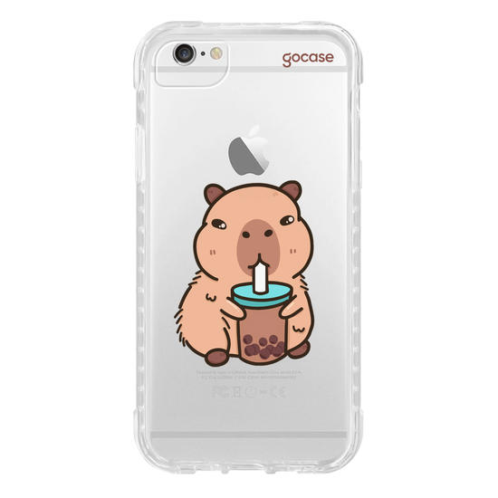 Capinha para celular  Capivara Bubble Tea