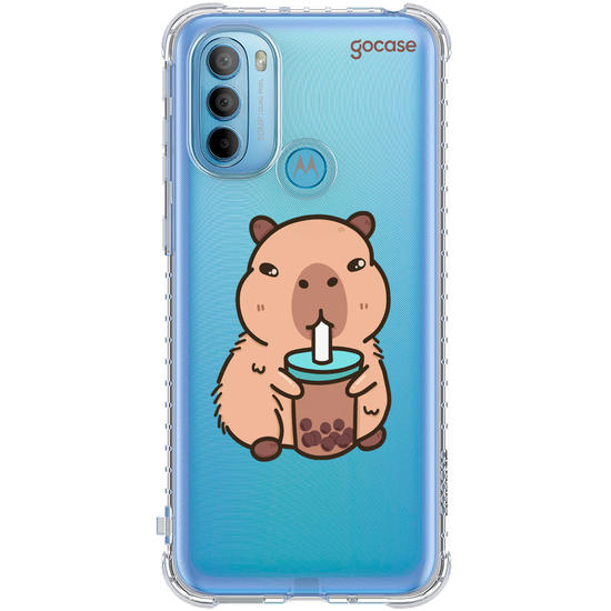 Capinha para celular  Capivara Bubble Tea