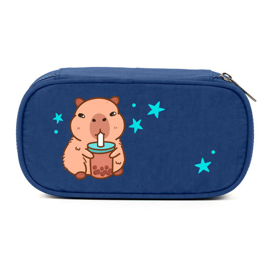 Estojo Box Fun - Capivara Bubble Tea
