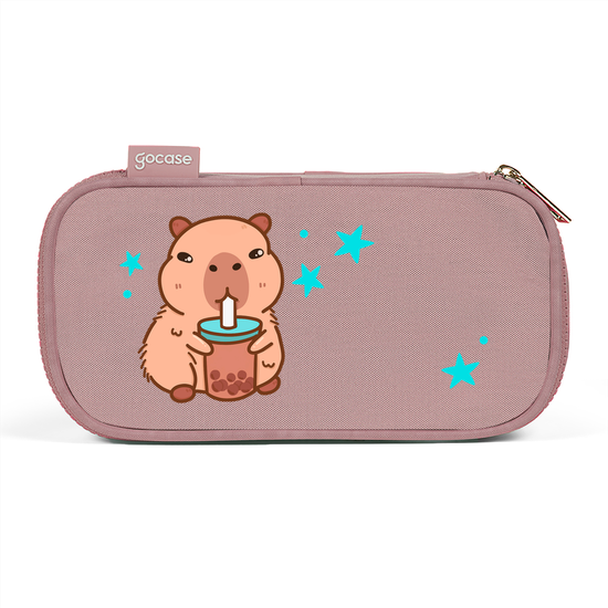 Estojo Box Fun - Capivara Bubble Tea