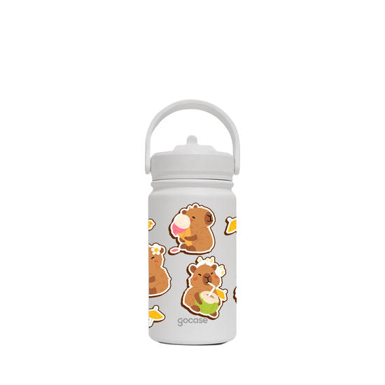 Garrafa Térmica Mini - Capivara de Verão