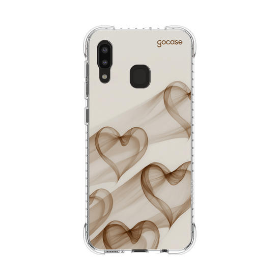 Capinha para celular  Cappuccino Hearts