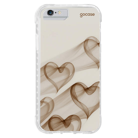 Capinha para celular  Cappuccino Hearts