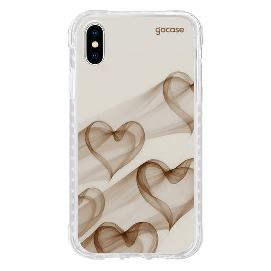 Capinha para celular  Cappuccino Hearts
