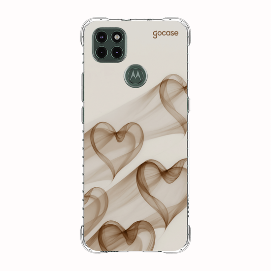 Capinha para celular  Cappuccino Hearts