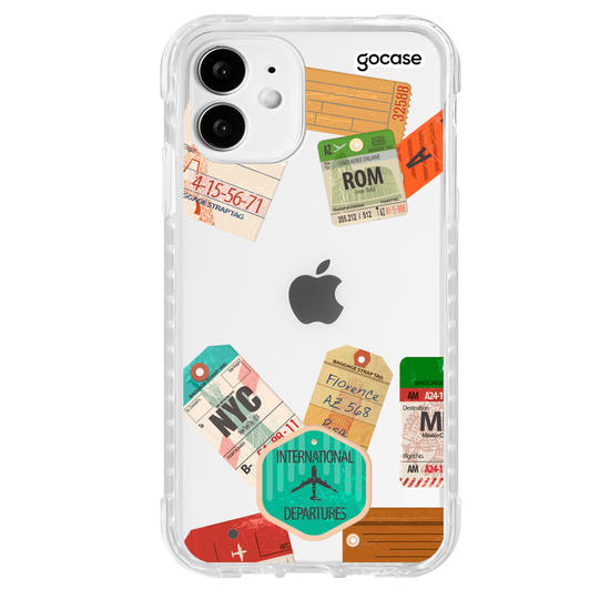 Capinha para celular Carimbos de Viagem Manuscrita