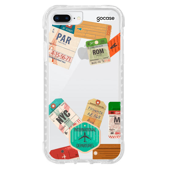 Capinha para celular Carimbos de Viagem Manuscrita