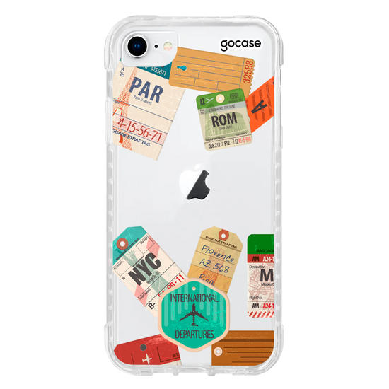 Capinha para celular Carimbos de Viagem Manuscrita