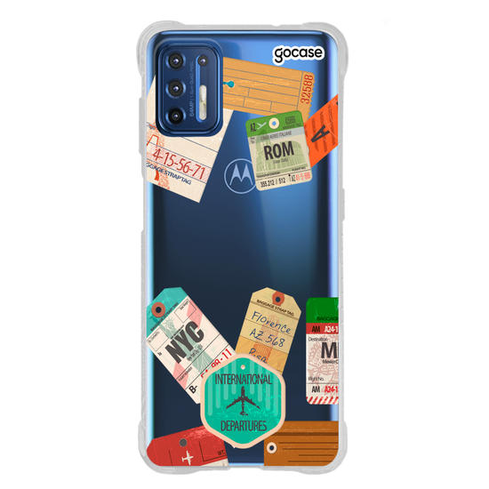 Capinha para celular Carimbos de Viagem Manuscrita