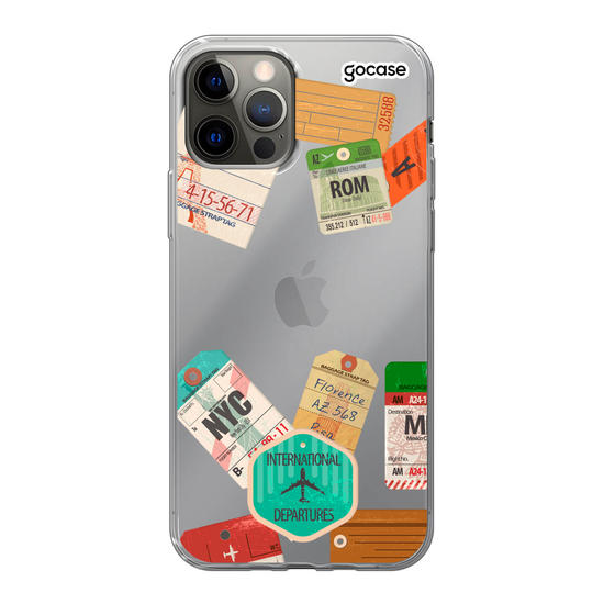 Trip Stamps Handwritten Phone Case