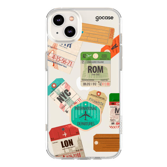 Capinha para celular Carimbos de Viagem