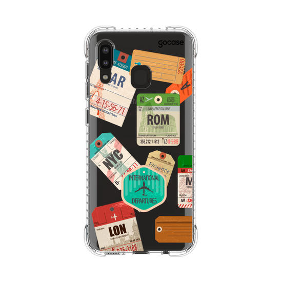 Capinha para celular Carimbos de Viagem