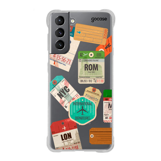 Capinha para celular Carimbos de Viagem