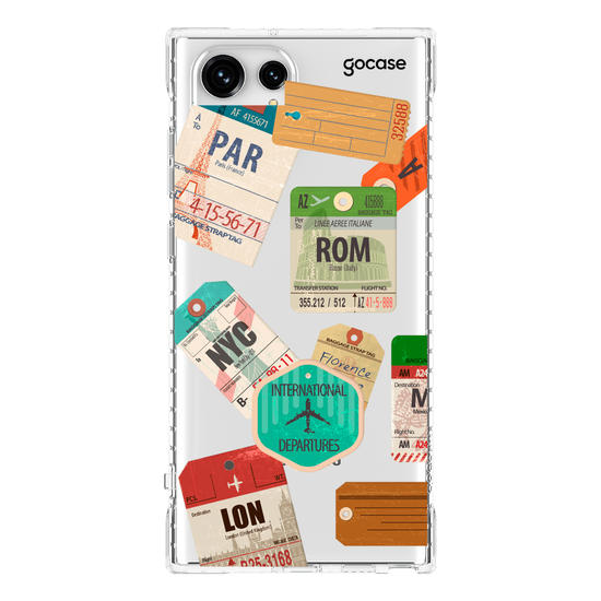 Capinha para celular Carimbos de Viagem