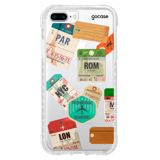 Capinha para celular Carimbos de Viagem