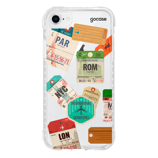 Capinha para celular Carimbos de Viagem