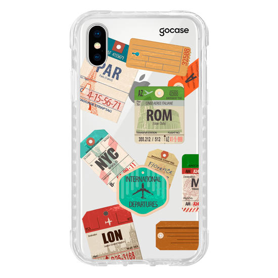 Capinha para celular Carimbos de Viagem