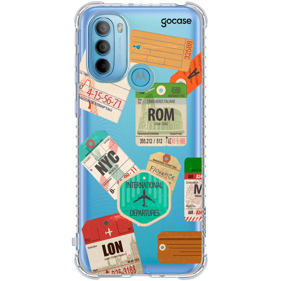 Capinha para celular Carimbos de Viagem