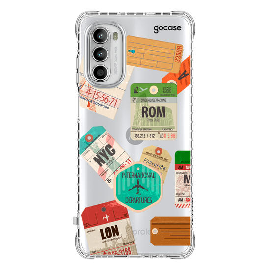 Capinha para celular Carimbos de Viagem