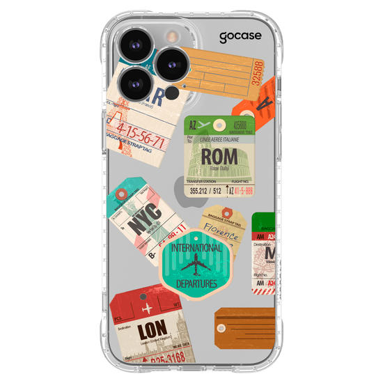 Capinha para celular Carimbos de Viagem