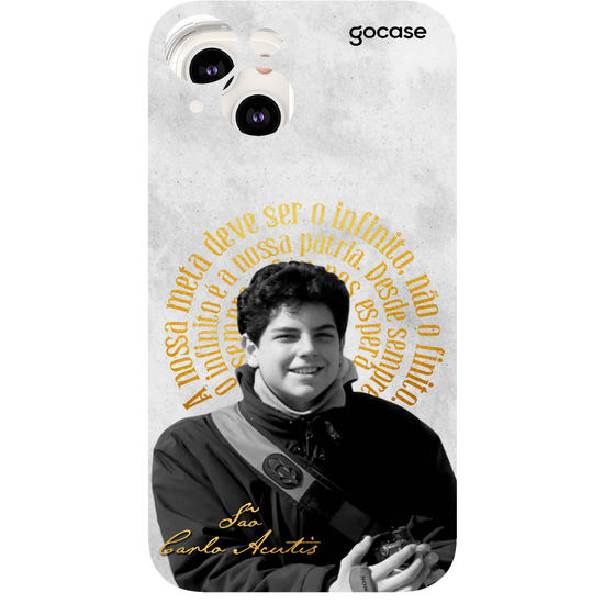 Capinha para celular  Carlo Acutis - Infinito