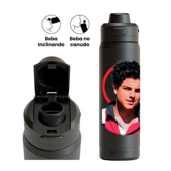 Garrafa Térmica Flip Pro + Ebook -  Carlos Acutis