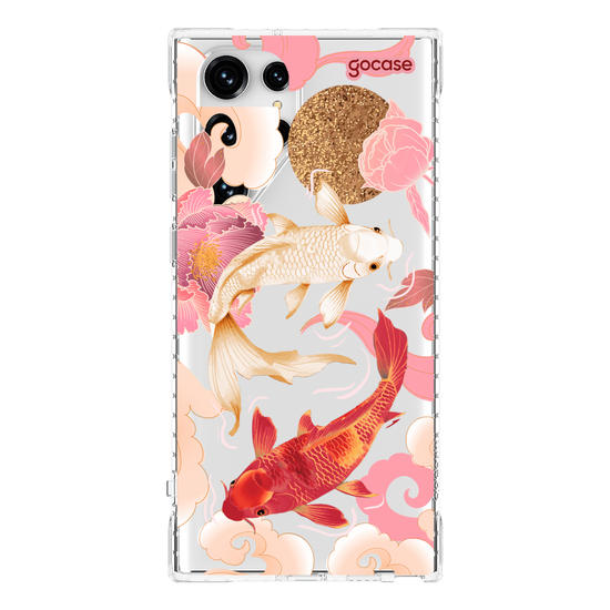 Capinha para celular Lago de Carpas