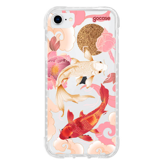 Capinha para celular Lago de Carpas
