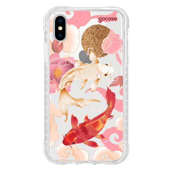 Capinha para celular Lago de Carpas