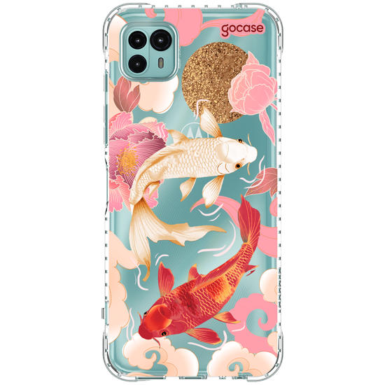 Capinha para celular Lago de Carpas